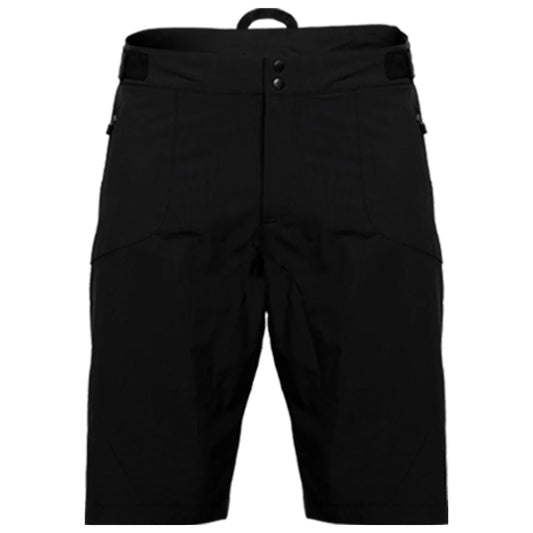 Pantaloneta de ciclismo GW Leisure negra, vista lateral