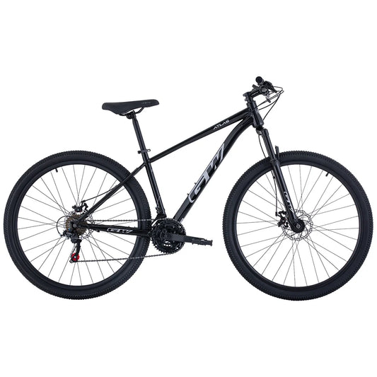 Bicicleta GW Atlas 29 MTB de acero con transmisión 3x7 de 21 velocidades