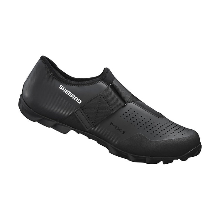 Zapatilla Shimano MX101 negra para MTB, gravel y ciclismo urbano