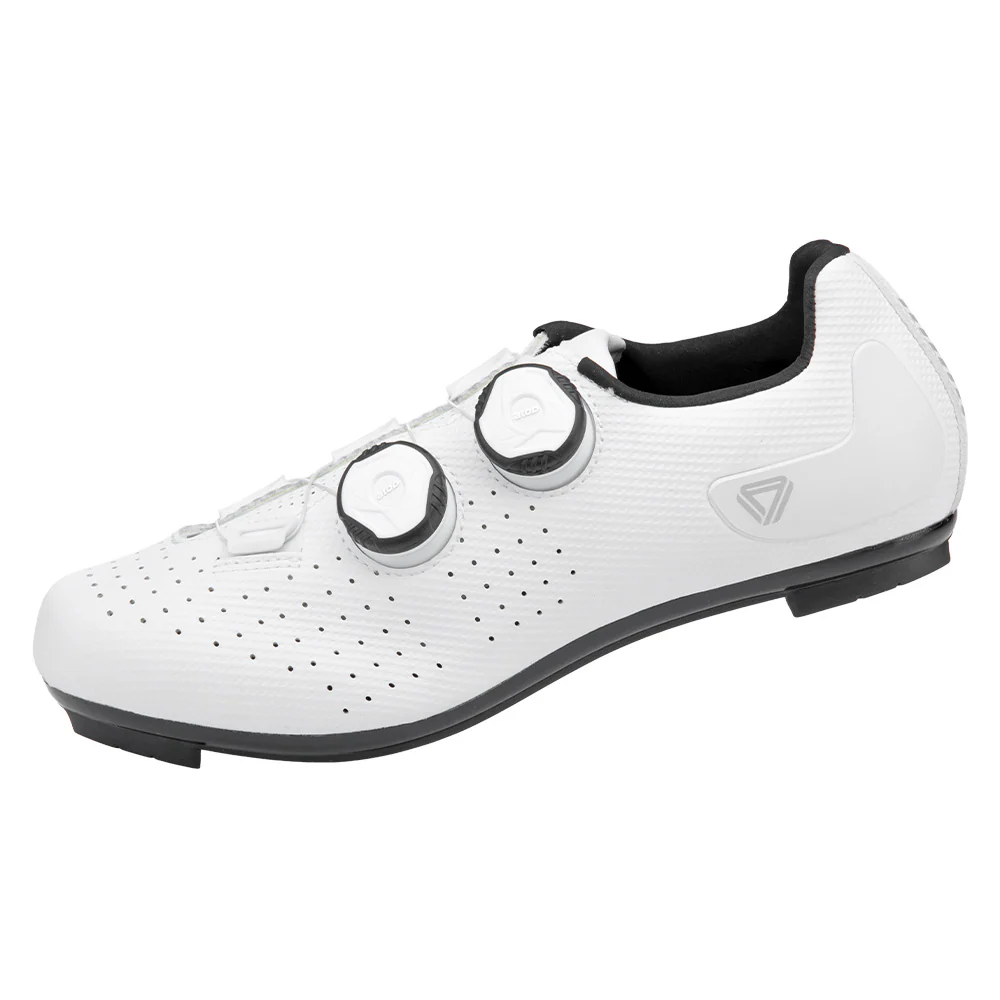 Zapatilla GW Cravon blanca de ruta con doble dial ATOP